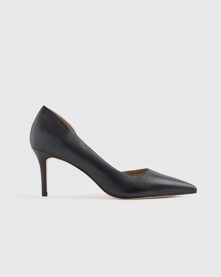Italian Leather 75mm d'Orsay Pump