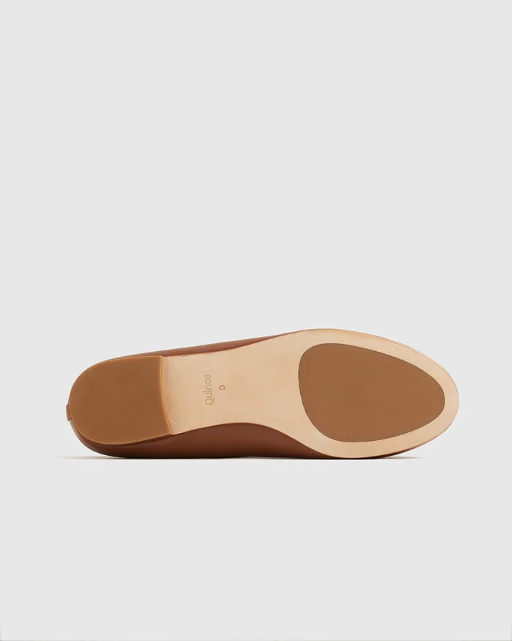 Italian Leather Bow Ballet Flat - Image 5