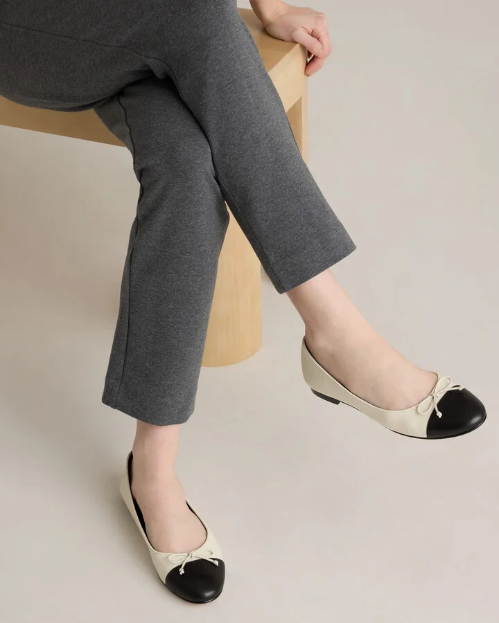 Italian Leather Cap-Toe Ballet Flat - Image 10