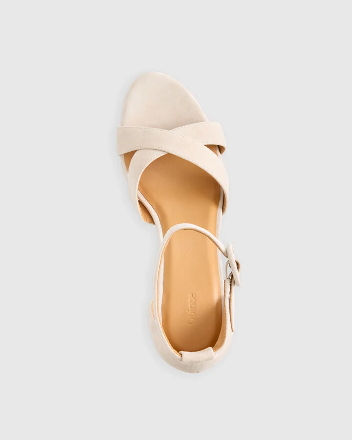 Italian Leather Crisscross Platform Sandal - Image 7