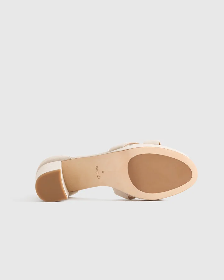 Italian Leather Crisscross Platform Sandal - Image 8
