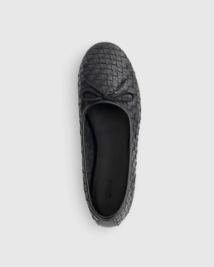 Italian Leather Handwoven Ballet Flat - Image 5
