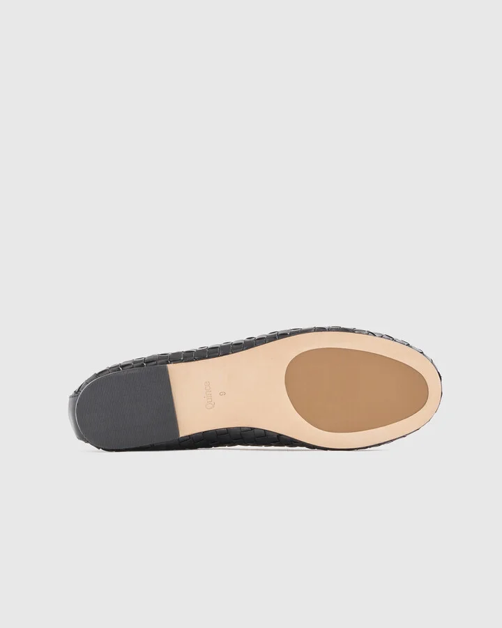 Italian Leather Handwoven Ballet Flat - Image 6