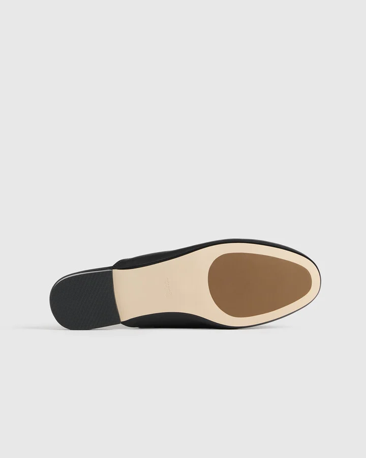 Italian Leather Horsebit Loafer Mule - Image 5