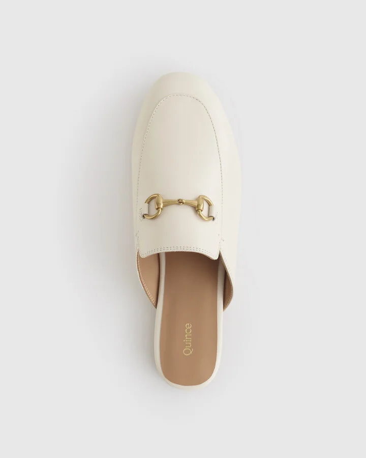 Italian Leather Horsebit Loafer Mule - Image 8