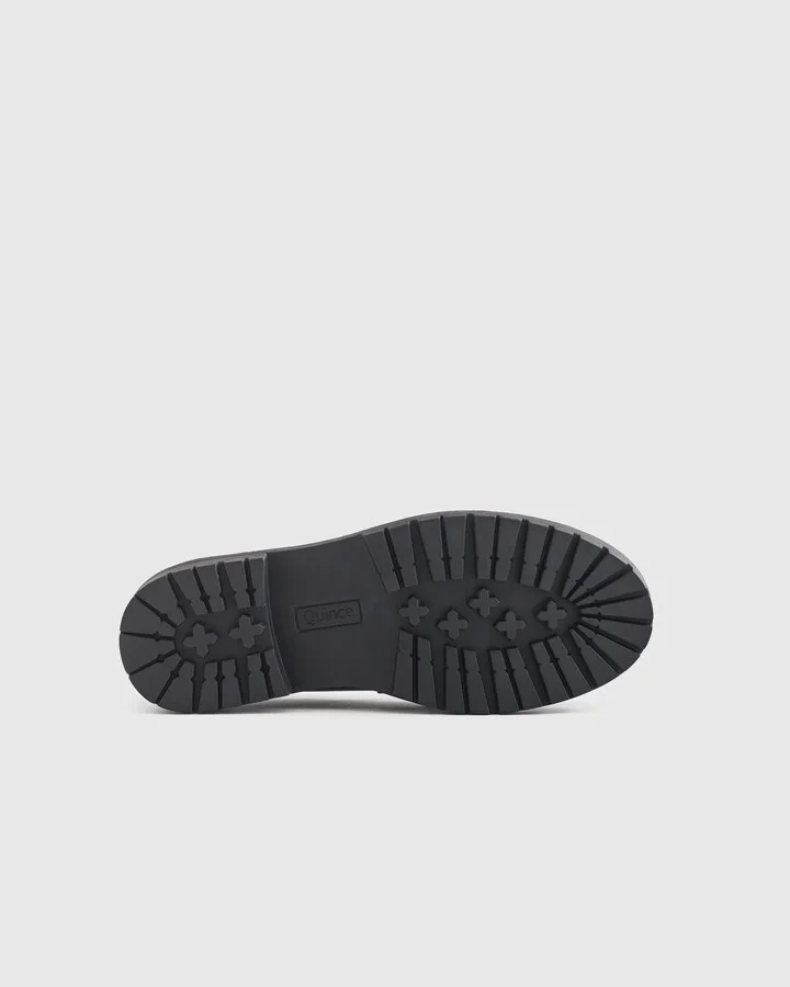 Italian Leather Lug Sole Loafer - Image 6