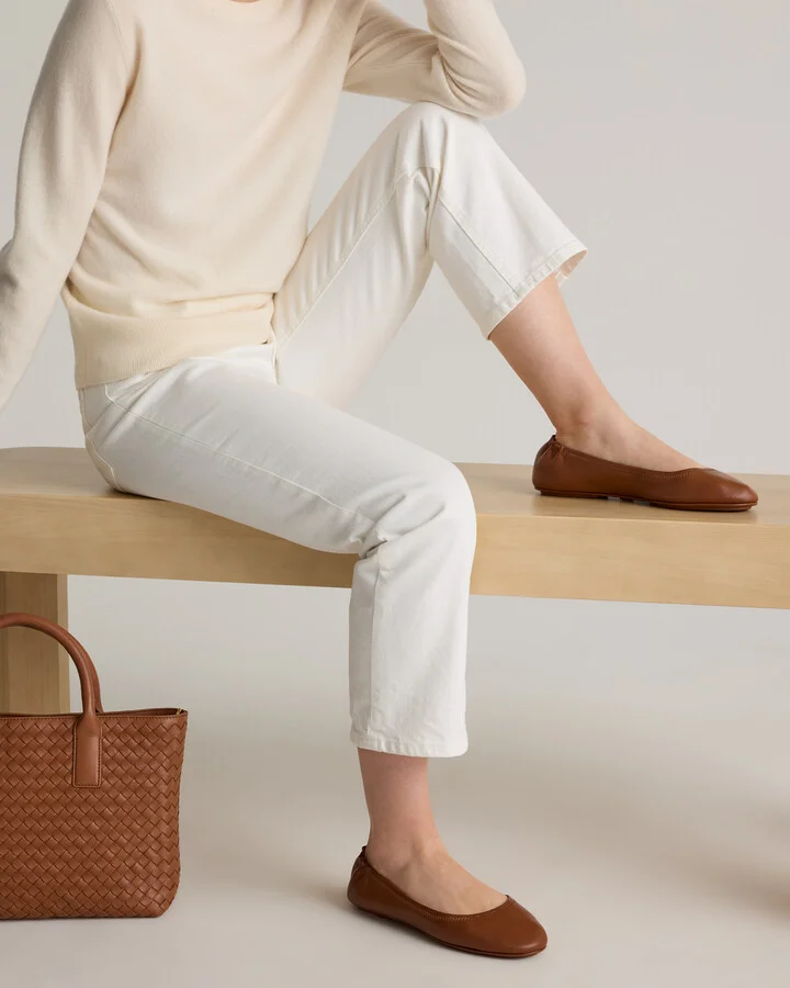 Italian Leather On-The-Go Ballet Flat - Image 5