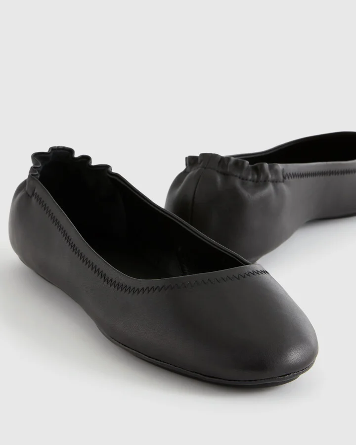 Italian Leather On-The-Go Ballet Flat - Image 9