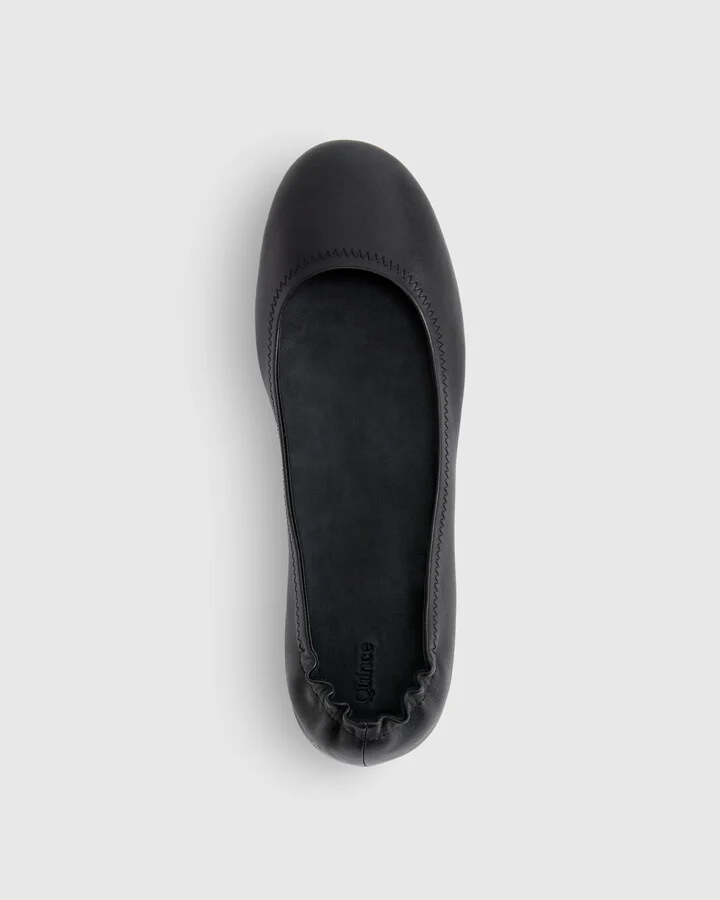 Italian Leather On-The-Go Ballet Flat - Image 10