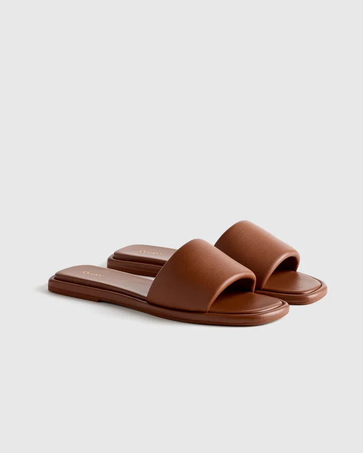 Italian Leather Slide Sandal - Image 9