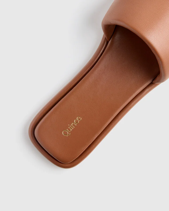 Italian Leather Slide Sandal - Image 11