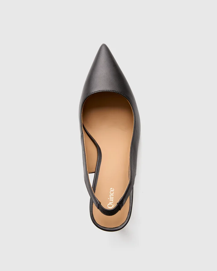 Italian Leather Slingback 75mm Heel - Image 4