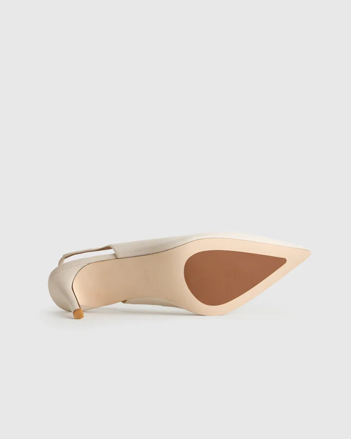 Italian Leather Slingback 75mm Heel - Image 10