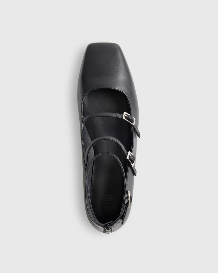 Italian Leather Strappy Ballet Flat - Image 4