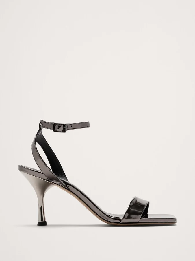 Dark Anthracite Gray Leather