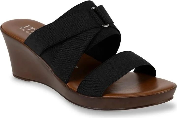 Italian Shoemakers Clous Wedge Sandal