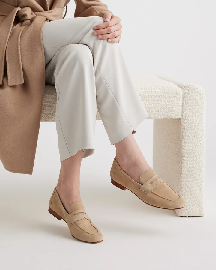 Italian Suede Penny Loafer - Image 6