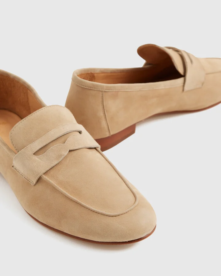 Italian Suede Penny Loafer - Image 7