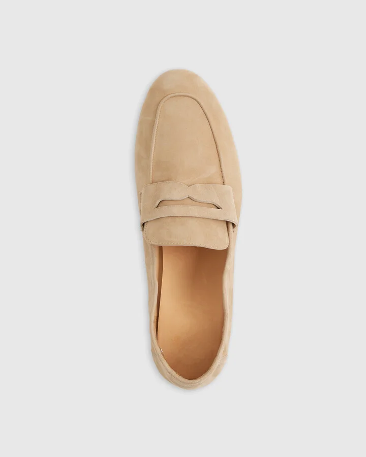 Italian Suede Penny Loafer - Image 8