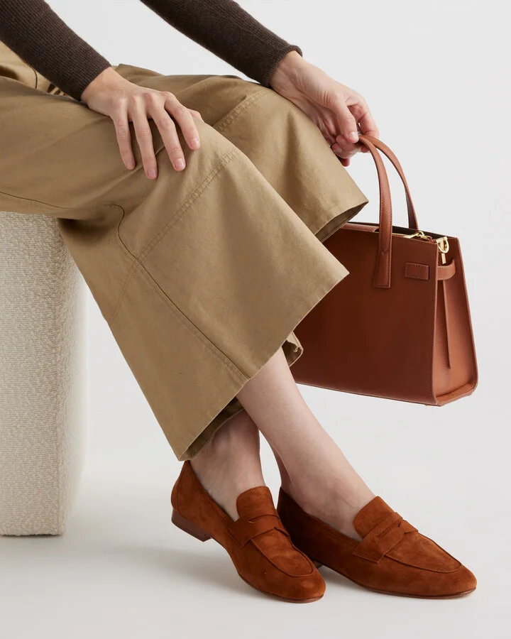 Italian Suede Penny Loafer - Image 10