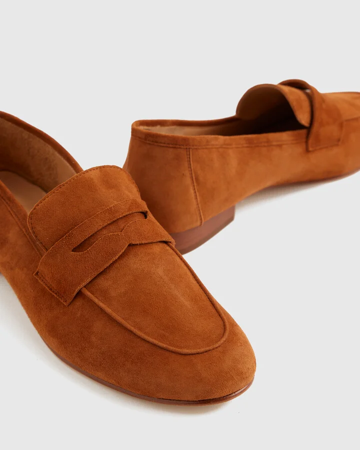 Italian Suede Penny Loafer - Image 11