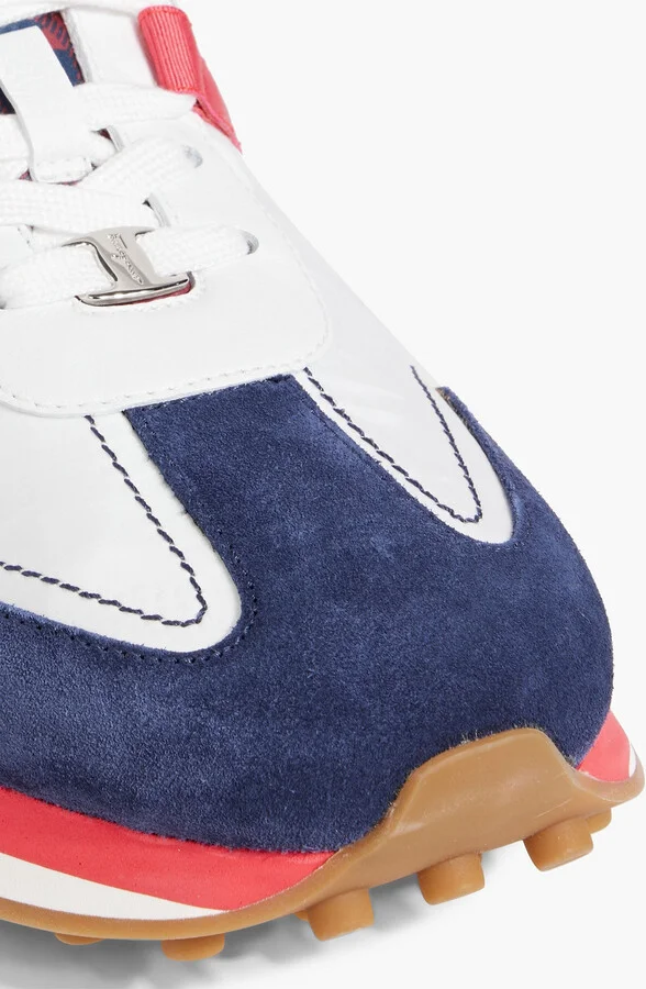 Iulio shell, suede and leather sneakers - Image 4