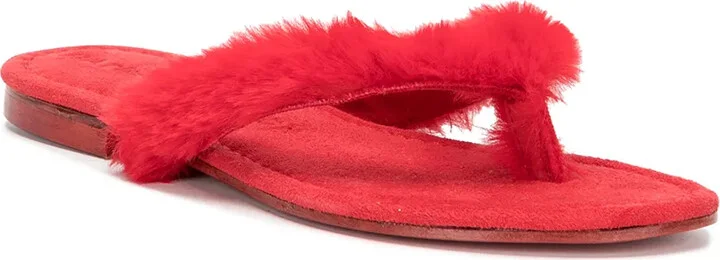 Ivanka artificial fur flip-flops - Image 2