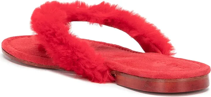Ivanka artificial fur flip-flops - Image 3