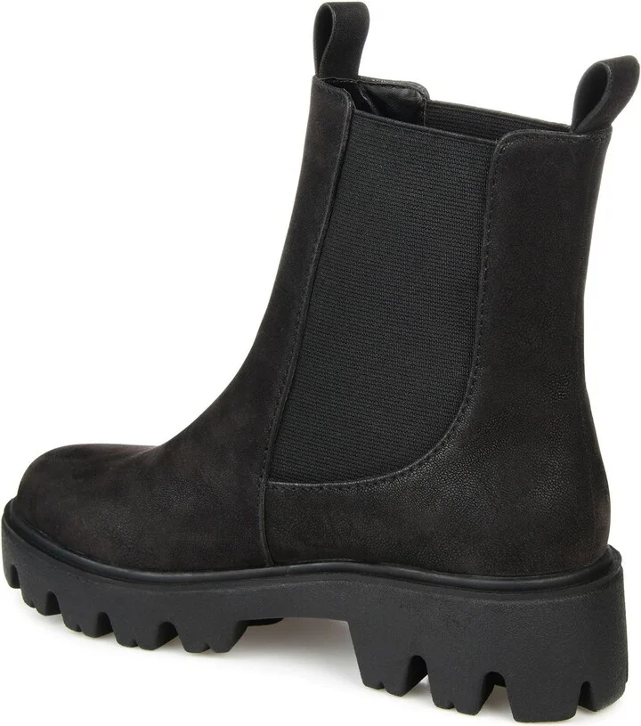 Ivette Vegan Leather Chelsea Combat Boot - Image 2