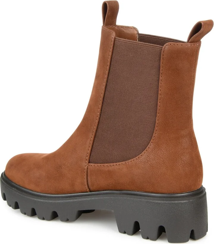 Ivette Vegan Leather Chelsea Combat Boot - Image 7