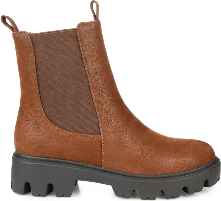 Ivette Vegan Leather Chelsea Combat Boot - Image 8