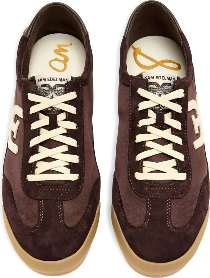 Ivey logo-detail suede sneakers - Image 2