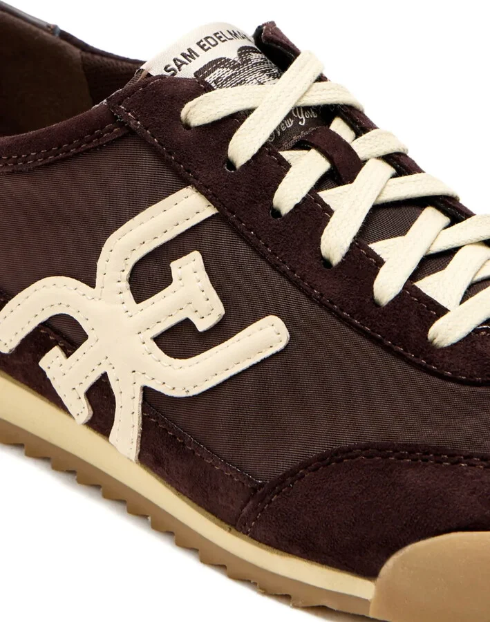 Ivey logo-detail suede sneakers - Image 3