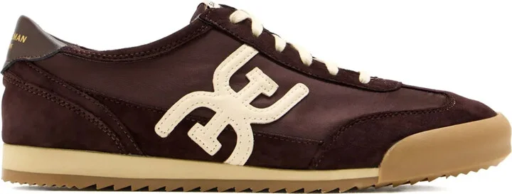 Ivey logo-detail suede sneakers