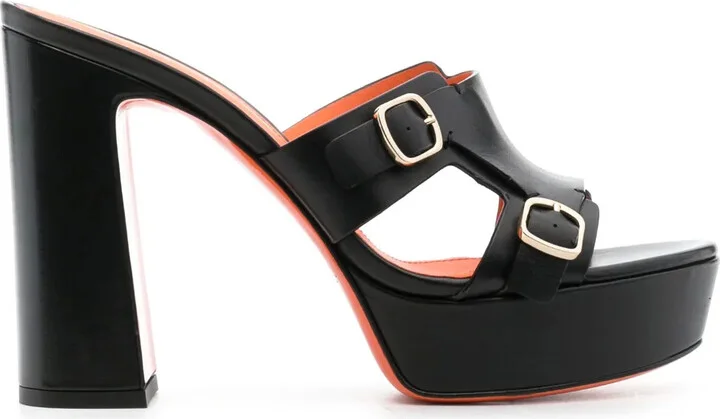 Ivory 130mm open-toe sandals