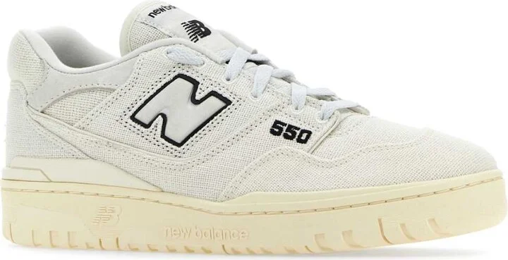 Ivory Canvas 550 Sneakers - Image 2