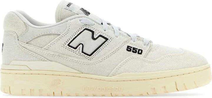 Ivory Canvas 550 Sneakers