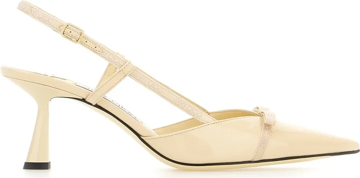 Ivory Leather Camila Pumps