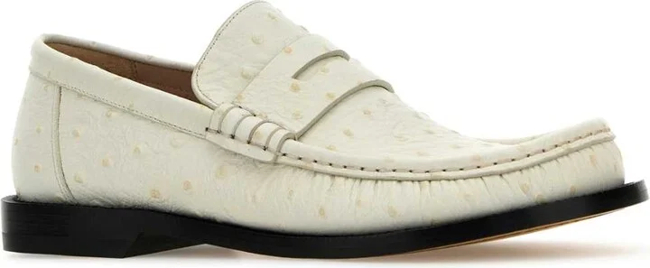 Ivory Leather Campo Loafers - Image 2
