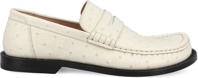 Ivory leather Campo loafers