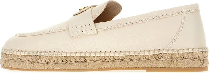 Ivory Leather Espadrilles - Image 3