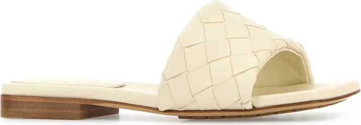 Ivory Leather Parco Slippers - Image 2