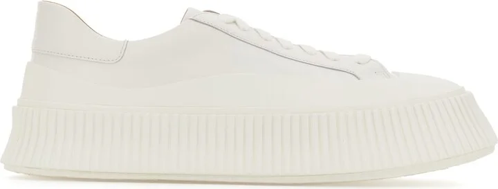 Ivory Leather Sneakers