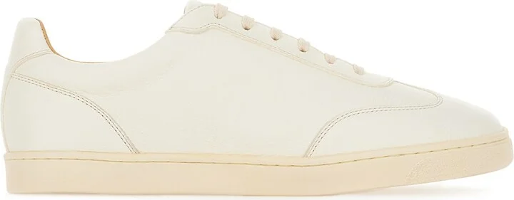 Ivory Leather Sneakers