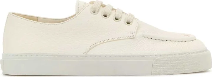 Ivory Leather Sneakers