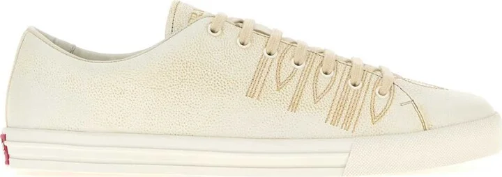 Ivory Leather Sneakers