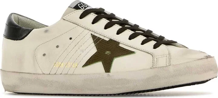 Ivory Leather Super Star Classic Sneakers - Image 2