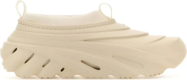 Ivory rubber Echo Storm slip ons