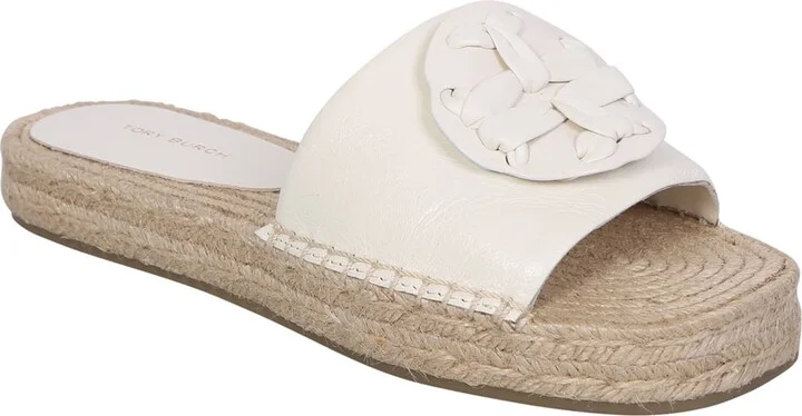 Ivory White Espadrillas Slide - Image 2