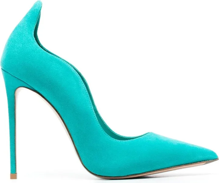Ivy 110mm suede pumps